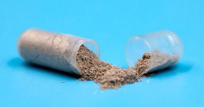 A Nueterra iron capsule opened