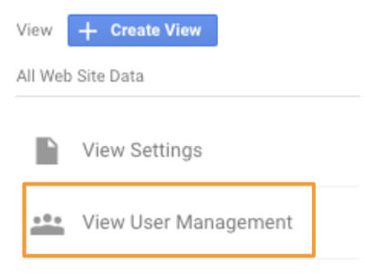 Google analytics dashboard settings